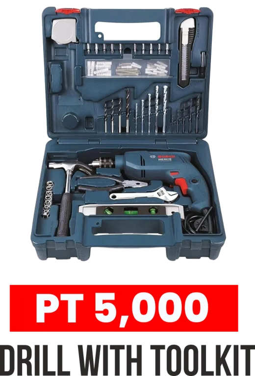 Drill with Toolkit