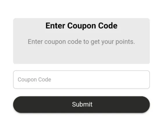 App screen: Or enter the code