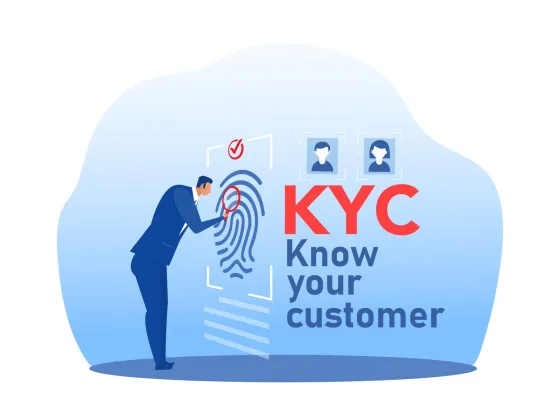 App screen: Complete your KYC