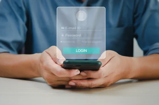 App screen: Registration