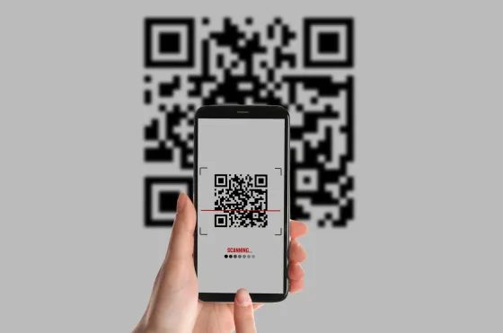 App screen: Scan the coupon