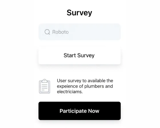 App screen: Share feedback